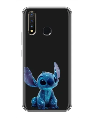 Чехол для Vivo Y19 с картинкой «Стич на черном»
