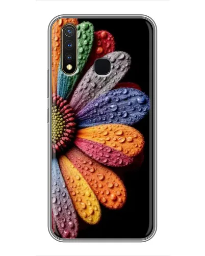 Чехол для Vivo Y19 с картинкой «Радужный цветок» Чехол для Vivo Y19 с картинкой «Радужный цветок»