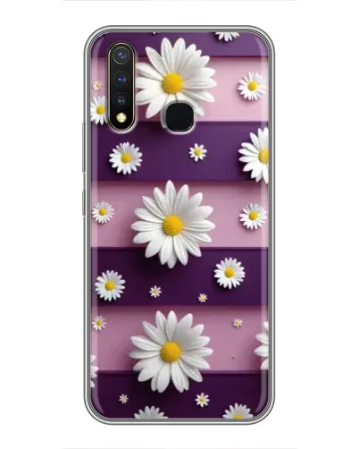 Чехол для Vivo Y19 с картинкой «Ромашки на фиолетовом» Чехол для Vivo Y19 с картинкой «Ромашки на фиолетовом»