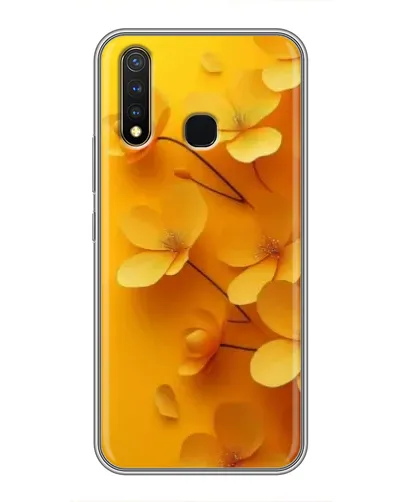 Чехол для Vivo Y19 с картинкой «Золотые лепестки» Чехол для Vivo Y19 с картинкой «Золотые лепестки»