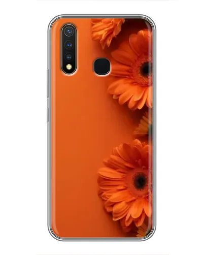 Чехол для Vivo Y19 с картинкой «Оранжевые герберы» Чехол для Vivo Y19 с картинкой «Оранжевые герберы»