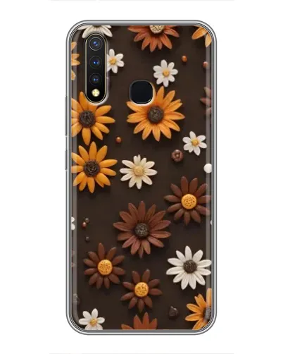 Чехол для Vivo Y19 с картинкой «Узор из маленьких подсолнухов» Чехол для Vivo Y19 с картинкой «Узор из маленьких подсолнухов»