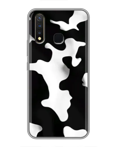 Чехол для Vivo Y19 с картинкой «Черно-белое пятно»