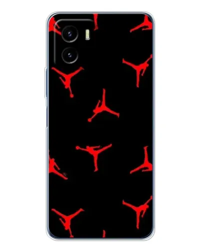 Чехол для Vivo Y19s Pro с картинкой «Jordan Red Pattern» Чехол для Vivo Y19s Pro с картинкой «Jordan Red Pattern»