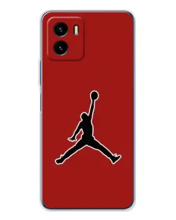 Чехол для Vivo Y19s Pro с картинкой «Jordan Red Back»