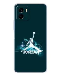 Чехол для Vivo Y19s Pro с картинкой «Jordan Blue Fire»