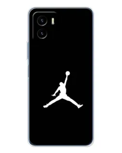 Чехол для Vivo Y19s Pro с картинкой «Jordan Silhouette»