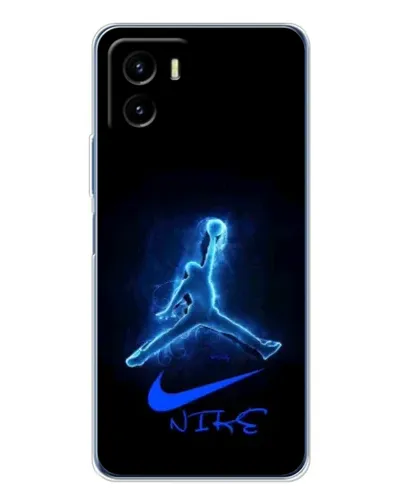Чехол для Vivo Y19s Pro с картинкой «Jordan Neon Blue» Чехол для Vivo Y19s Pro с картинкой «Jordan Neon Blue»