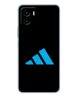 Чехол для Vivo Y19s Pro с картинкой «Adidas Cyan Logo»