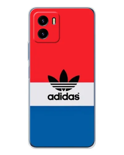 Чехол для Vivo Y19s Pro с картинкой «Ретро блоки Adidas»
