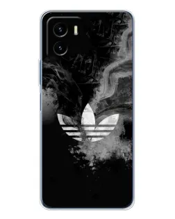 Чехол для Vivo Y19s Pro с картинкой «Абстрактный дым Adidas»