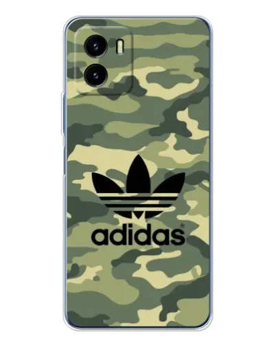 Чехол для Vivo Y19s Pro с картинкой «Милитари стиль Adidas»