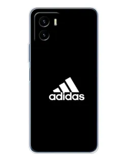Чехол для Vivo Y19s Pro с картинкой «Черная классика Adidas»