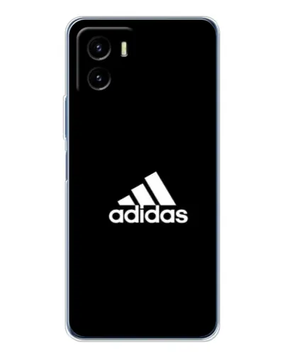Чехол для Vivo Y19s Pro с картинкой «Черная классика Adidas»