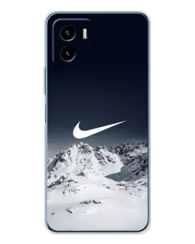 Чехол для Vivo Y19s Pro с картинкой «Nike — зимние горы» Чехол для Vivo Y19s Pro с картинкой «Nike — зимние горы»
