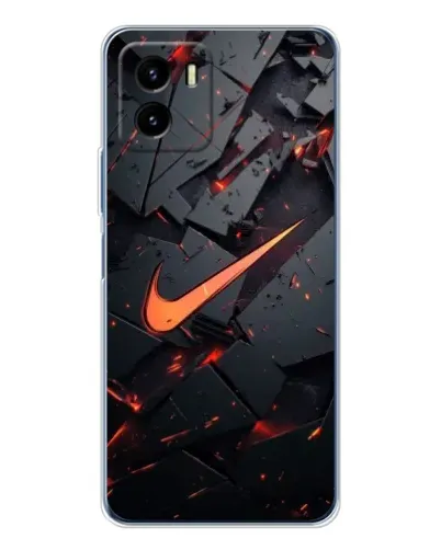 Чехол для Vivo Y19s Pro с картинкой «Nike — эффект разломов» Чехол для Vivo Y19s Pro с картинкой «Nike — эффект разломов»