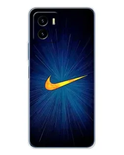 Чехол для Vivo Y19s Pro с картинкой «Синий пульс Nike» Чехол для Vivo Y19s Pro с картинкой «Синий пульс Nike»