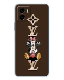 Чехол для Vivo Y19s Pro с картинкой «LV и Микки Маус»