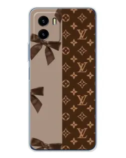 Чехол для Vivo Y19s Pro с картинкой «Louis Vuitton — банты»