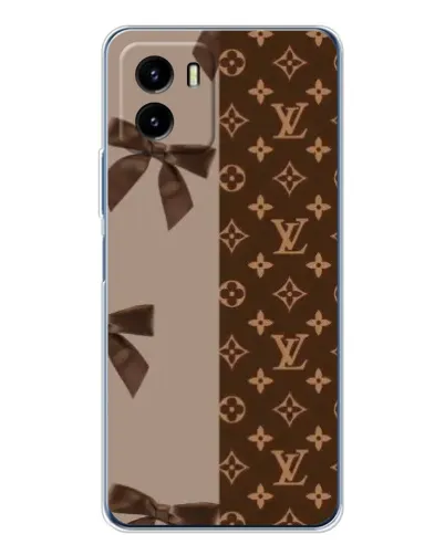 Чехол для Vivo Y19s Pro с картинкой «Louis Vuitton — банты»
