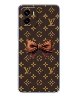Чехол для Vivo Y19s Pro с картинкой «LV с бантом»