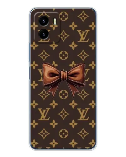 Чехол для Vivo Y19s Pro с картинкой «LV с бантом»