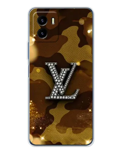 Чехол для Vivo Y19s Pro с картинкой «Камуфляжный Louis Vuitton»