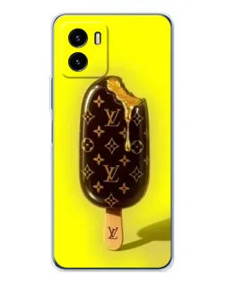 Чехол для Vivo Y19s Pro с картинкой «Мороженое от LV»