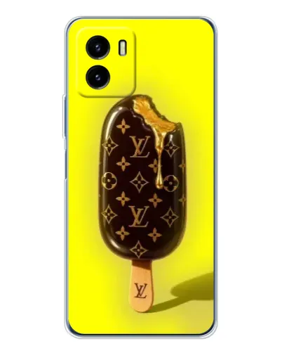 Чехол для Vivo Y19s Pro с картинкой «Мороженое от LV»