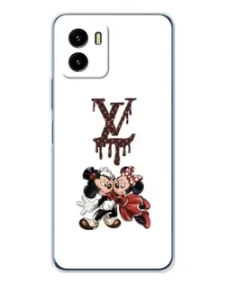 Чехол для Vivo Y19s Pro с картинкой «LV и Микки Маус»