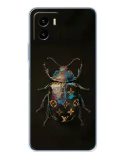 Чехол для Vivo Y19s Pro с картинкой «LV — мраморный принт»