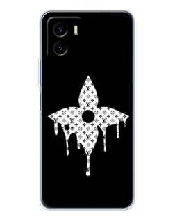 Чехол для Vivo Y19s Pro с картинкой «Цветочная монограмма»