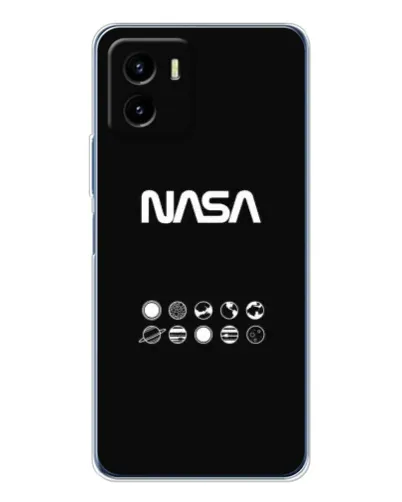 Чехол для Vivo Y19s Pro с картинкой «NASA — технический принт» Чехол для Vivo Y19s Pro с картинкой «NASA — технический принт»
