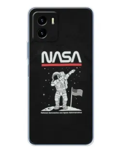 Чехол для Vivo Y19s Pro с картинкой «NASA — шагаем по Луне» Чехол для Vivo Y19s Pro с картинкой «NASA — шагаем по Луне»