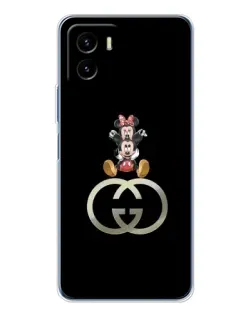 Чехол для Vivo Y19s Pro с картинкой «Минни Маус на лого» Чехол для Vivo Y19s Pro с картинкой «Минни Маус на лого»