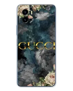 Чехол для Vivo Y19s Pro с картинкой «Абстрактные цветы Gucci» Чехол для Vivo Y19s Pro с картинкой «Абстрактные цветы Gucci»