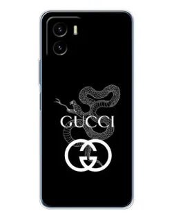 Чехол для Vivo Y19s Pro с картинкой «Gucci — серебряная змея» Чехол для Vivo Y19s Pro с картинкой «Gucci — серебряная змея»