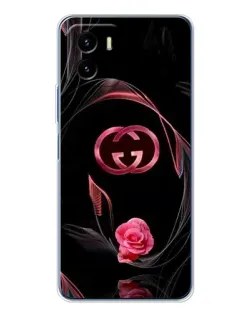 Чехол для Vivo Y19s Pro с картинкой «Gucci — неоновая роза» Чехол для Vivo Y19s Pro с картинкой «Gucci — неоновая роза»