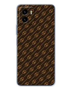 Чехол для Vivo Y19s Pro с картинкой «Gucci — золотые диагонали» Чехол для Vivo Y19s Pro с картинкой «Gucci — золотые диагонали»