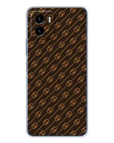 Чехол для Vivo Y19s Pro с картинкой «Gucci — золотые диагонали» Чехол для Vivo Y19s Pro с картинкой «Gucci — золотые диагонали»