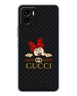 Чехол для Vivo Y19s Pro с картинкой «Минни Маус Gucci — черный» Чехол для Vivo Y19s Pro с картинкой «Минни Маус Gucci — черный»