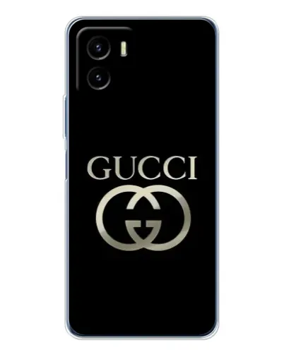 Чехол для Vivo Y19s Pro с картинкой «Gucci — золото на черном» Чехол для Vivo Y19s Pro с картинкой «Gucci — золото на черном»