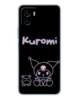 Чохол для Vivo Y19s Pro з картинкою «Kuromi — чорний мінімалізм» Чохол для Vivo Y19s Pro з картинкою «Kuromi — чорний мінімалізм»