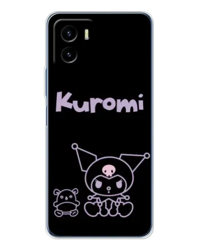 Чохол для Vivo Y19s Pro з картинкою «Kuromi — чорний мінімалізм» Чохол для Vivo Y19s Pro з картинкою «Kuromi — чорний мінімалізм»