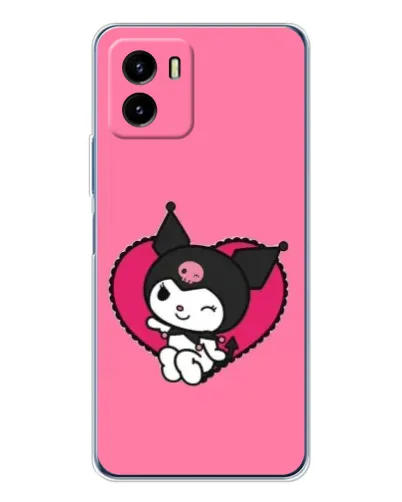 Чохол для Vivo Y19s Pro з картинкою «Kuromi — любов у серці» Чохол для Vivo Y19s Pro з картинкою «Kuromi — любов у серці»