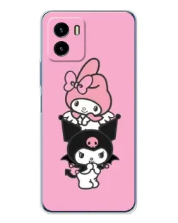 Чохол для Vivo Y19s Pro з картинкою «My Melody та Kuromi» Чохол для Vivo Y19s Pro з картинкою «My Melody та Kuromi»