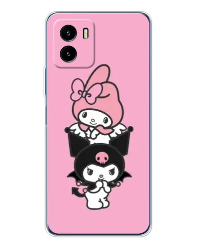 Чохол для Vivo Y19s Pro з картинкою «My Melody та Kuromi» Чохол для Vivo Y19s Pro з картинкою «My Melody та Kuromi»