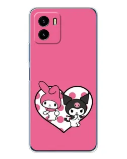 Чохол для Vivo Y19s Pro з картинкою «Kuromi та My Melody» Чохол для Vivo Y19s Pro з картинкою «Kuromi та My Melody»