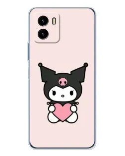 Чохол для Vivo Y19s Pro з картинкою «Kuromi та серце» Чохол для Vivo Y19s Pro з картинкою «Kuromi та серце»