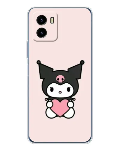 Чохол для Vivo Y19s Pro з картинкою «Kuromi та серце» Чохол для Vivo Y19s Pro з картинкою «Kuromi та серце»